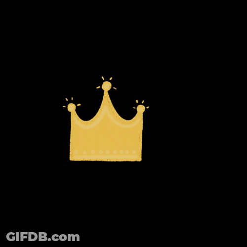 Sparkling King Crown GIF