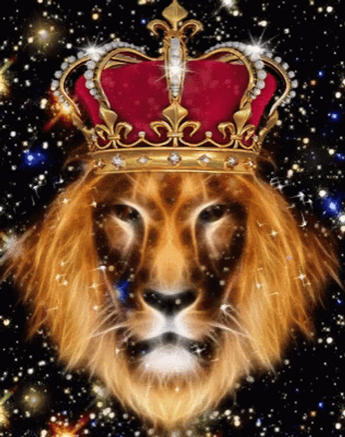 Sparkling King Leo GIF