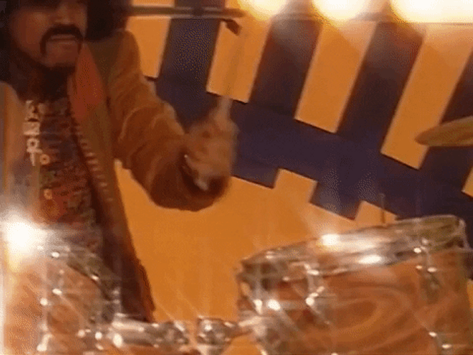 Sparkling Man Rimshot GIF