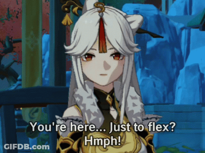 Sparkling Meowth Flex Biceps GIF