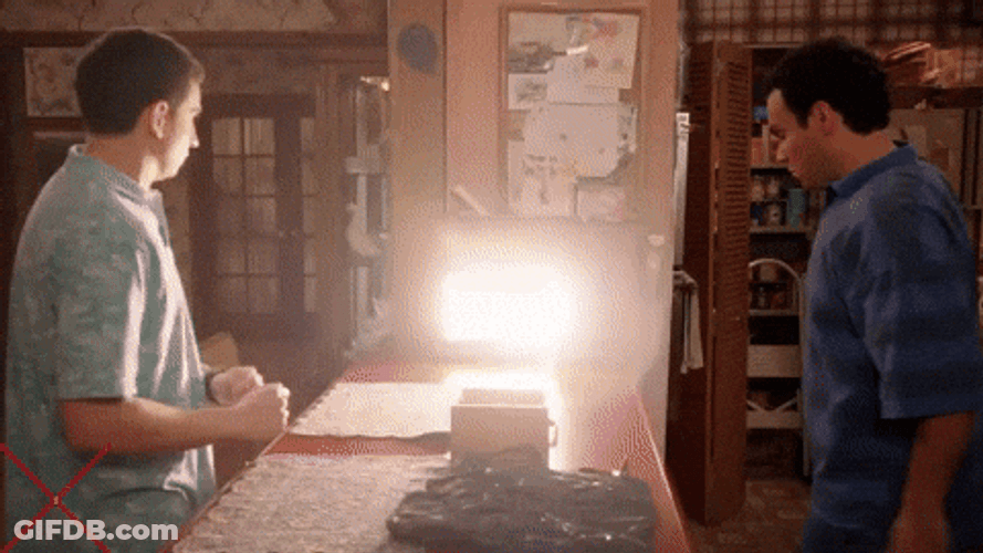 Sparkling Microwave Oven GIF