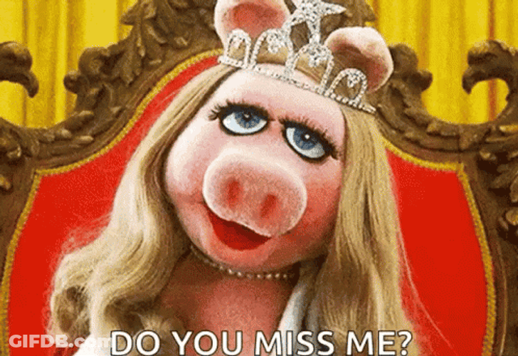 Sparkling Miss Piggy Crown GIF