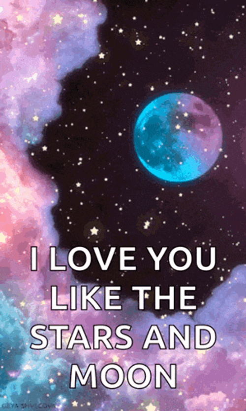 Sparkling Night Sky GIF