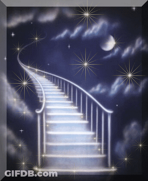 Sparkling Stairway To Heaven GIF