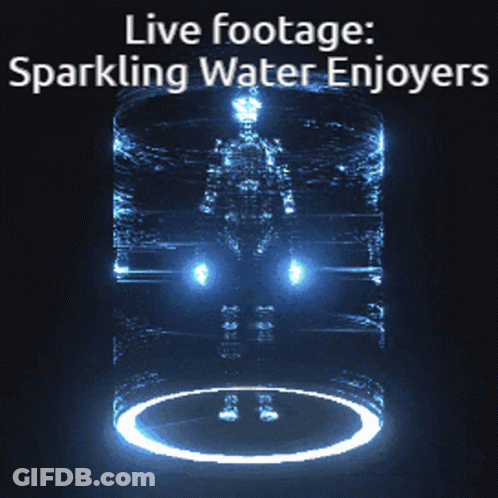 Sparkling Water Enjoyers GIF