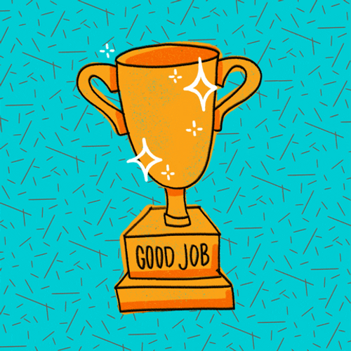 Sparkling Win Trophy GIF