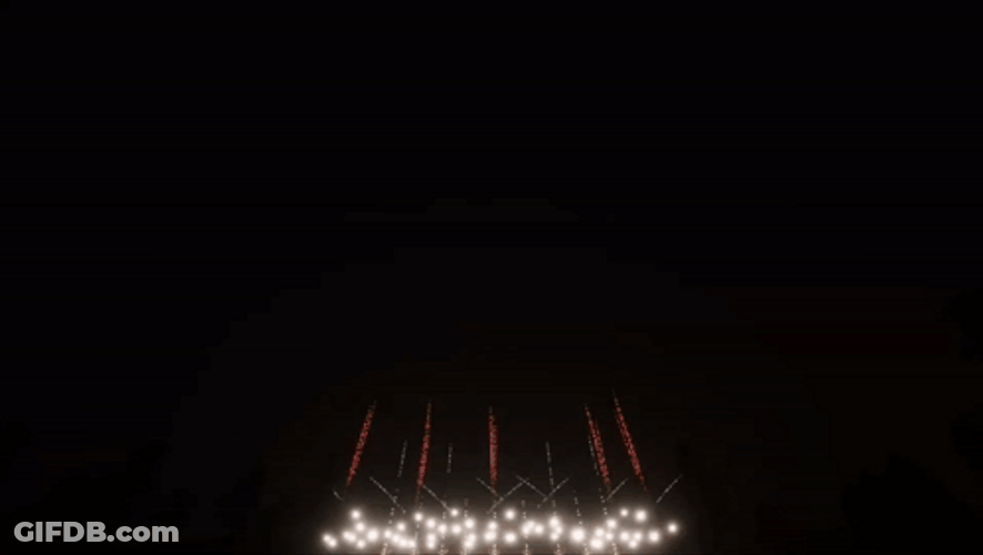 Sparkly Firework Display GIF