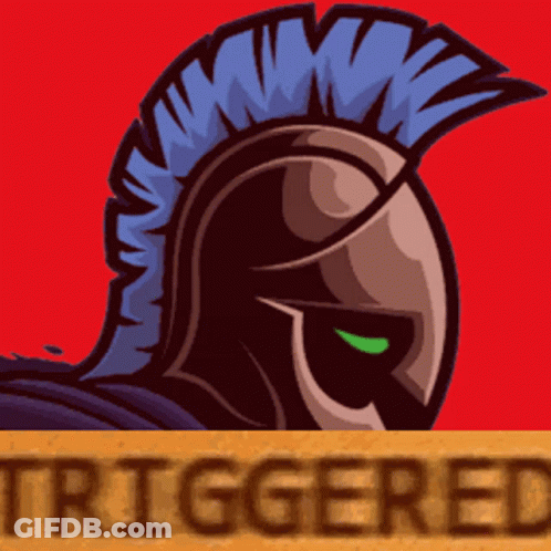 Spartan Warrior Triggered GIF