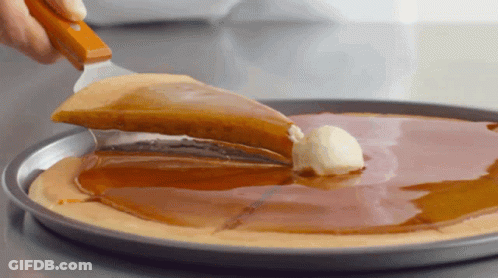 Spatula Spreading Butter On Pizza GIF