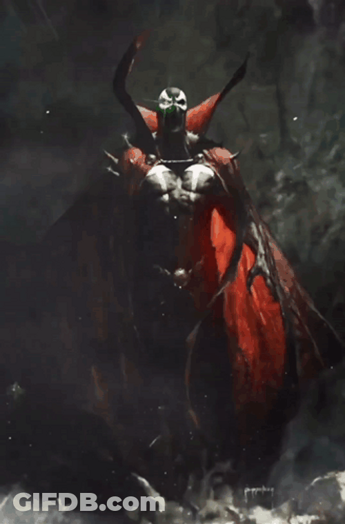 Spawn Vampires Cloak GIF