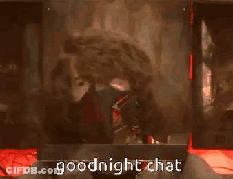 Speaker Saying Goodnight Chat GIF