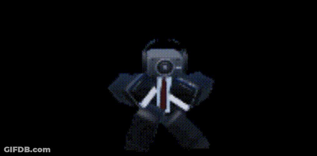 Speakerman Armed Ready For The Battle GIF