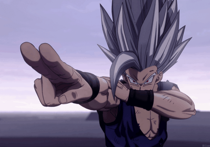 Special Beam Canon Beast Gohan Red Lighting GIF