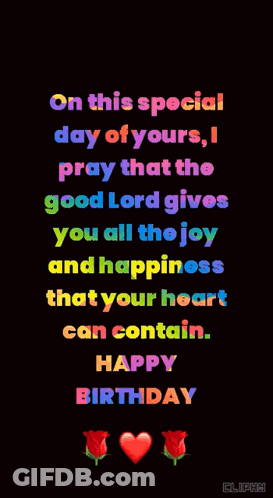Special Day Prayer For Joy And Happiness GIF