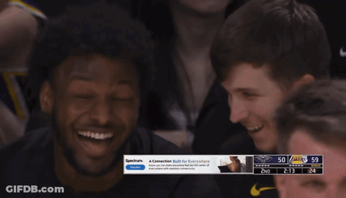 Spectrum Ad On Basketball Player Screen GIF