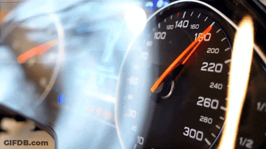Sped Up Racing Odometer Raising GIF
