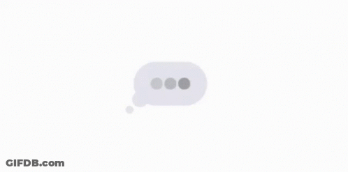 Speech Bubble With Three Dots GIF