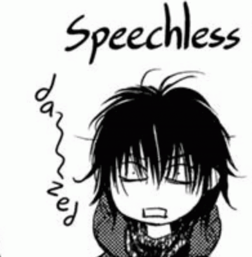 Speechless Anime Graphic Art GIF