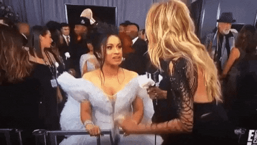 Speechless Cardi B. Responds GIF