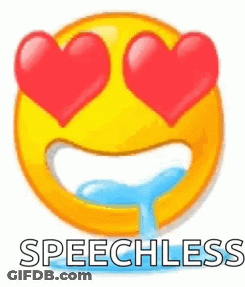 Speechless Drooling In Love Emoji GIF