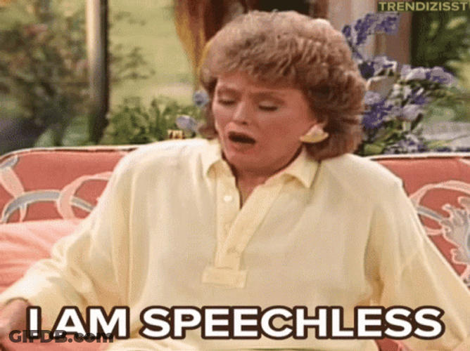Speechless Golden Girl Blanche Devereaux GIF