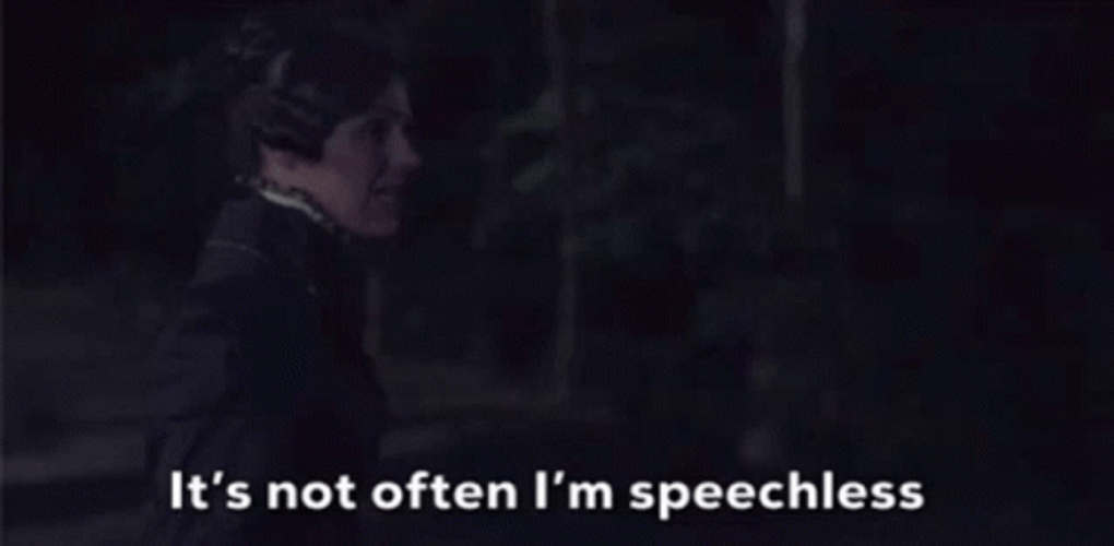 Speechless Response Of Gentleman Jack GIF