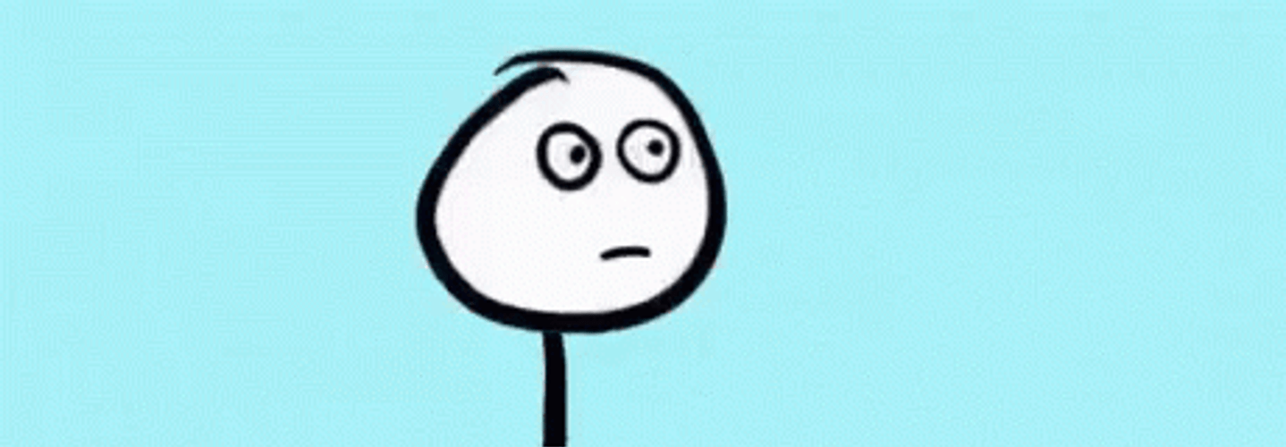 Speechless Stick Figure Animation GIF