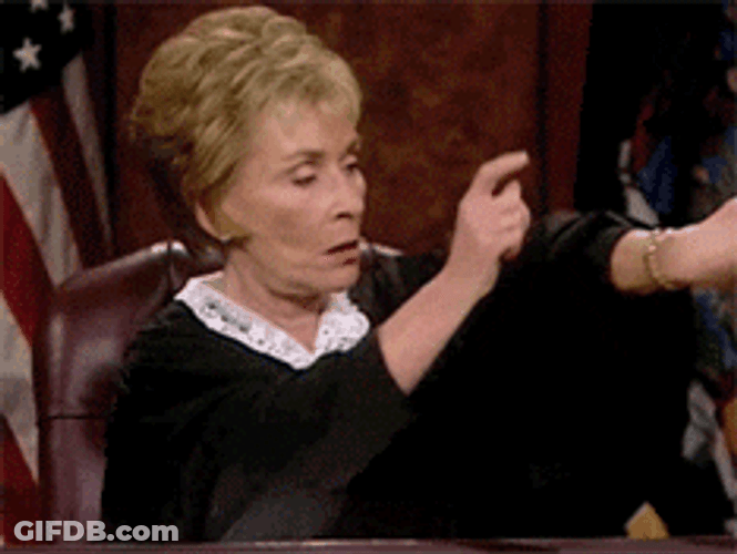 Speed Up Impatient Judge Judy GIF