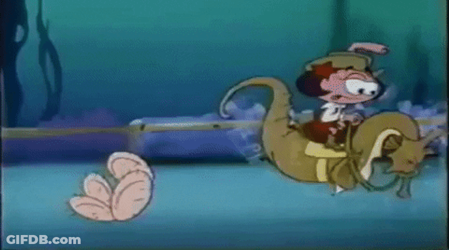 Speed Up Seahorse Ride Snorks GIF