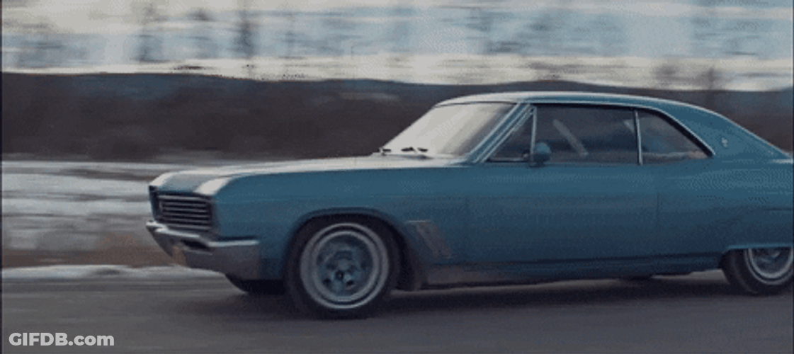 Speeding Car Back Drive Tei Shi GIF