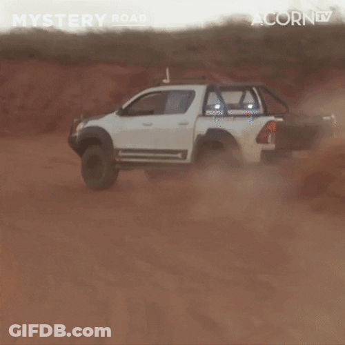 Speeding Car Beach Travel Mystery Road GIF