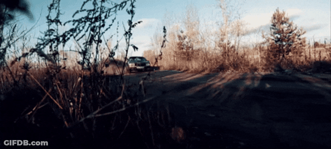 Speeding Car Chase Fast Driving Off Road GIF