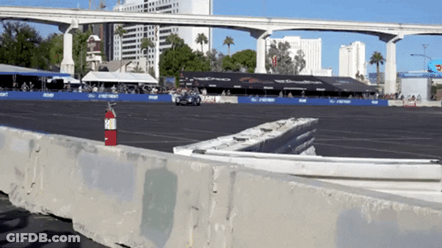 Speeding Car Corvette Fail Burnout Doughnut GIF