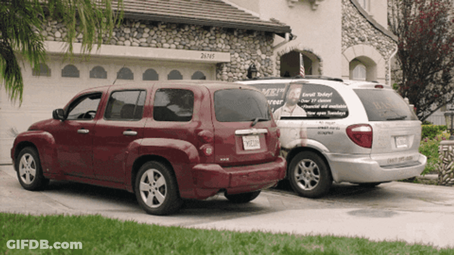 Speeding Car Crazy Driving Zach Galifianakis Baskets GIF