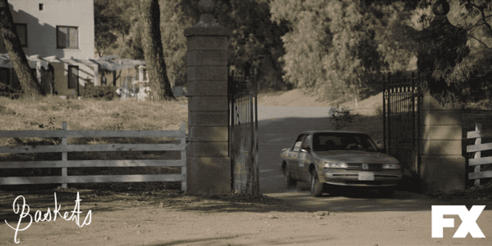 Speeding Car Escape Dust Smoke Baskets Series GIF