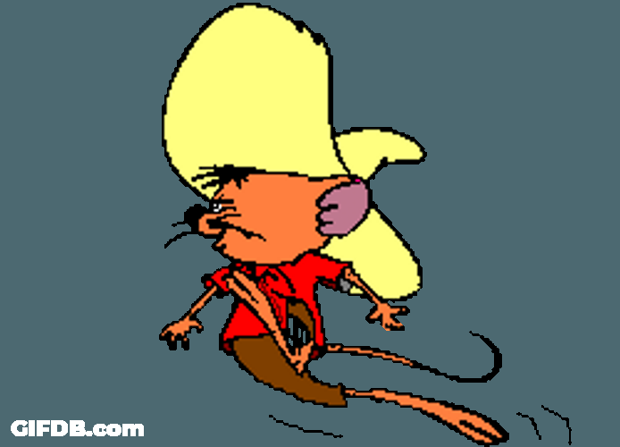 Speedy Gonzales In Red Shirt GIF