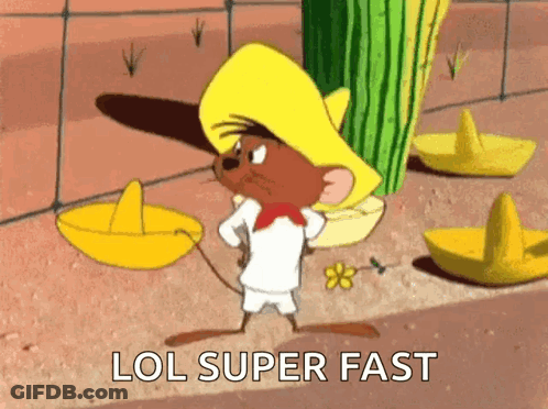 Speedy Gonzales Saying Lol GIF