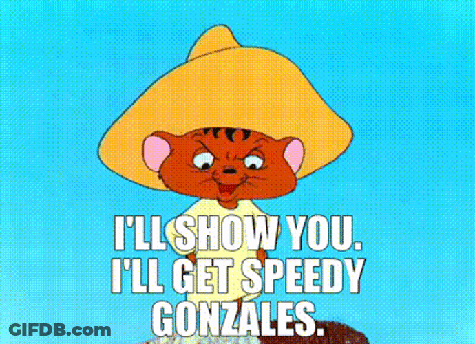 Speedy Gonzales Speech GIF