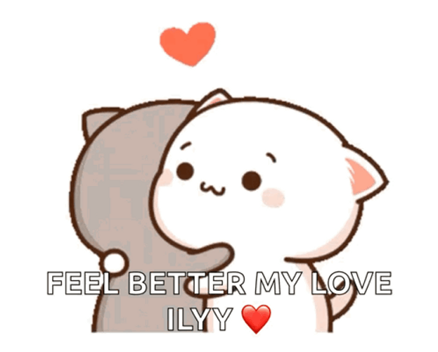 Speedy Recovery Get Well Soon Peach Cat GIF