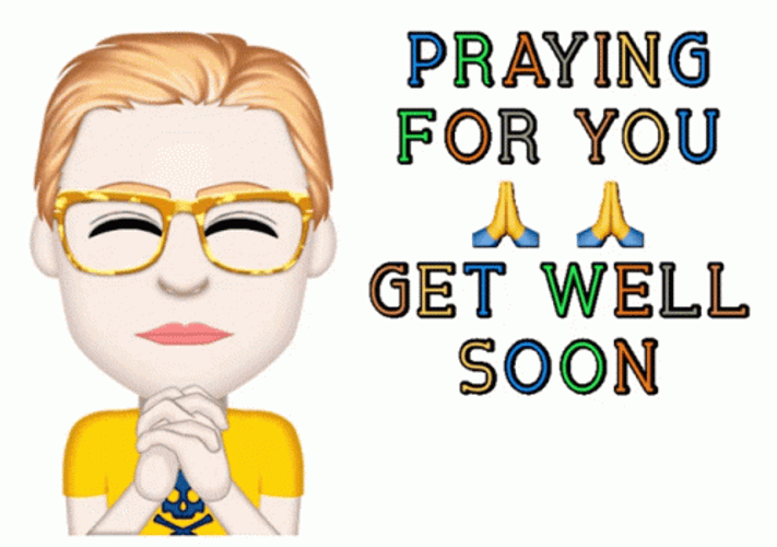 Speedy Recovery Get Well Soon Praying GIF