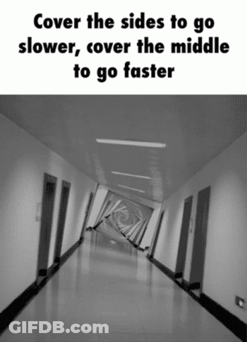 Speedy Run Endless Tunnel Optical Illusions GIF