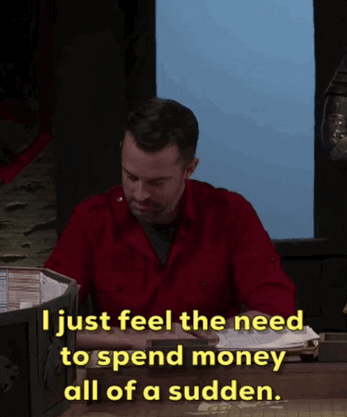 Spend Money All Of A Sudden GIF