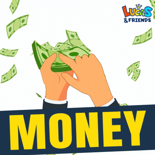 Spend Money Shoving Lots Of Cash GIF