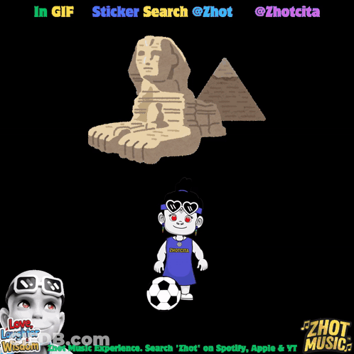 Sphinx And Pyramids GIF Sticker Search @Zhot @Zhotcita GIF