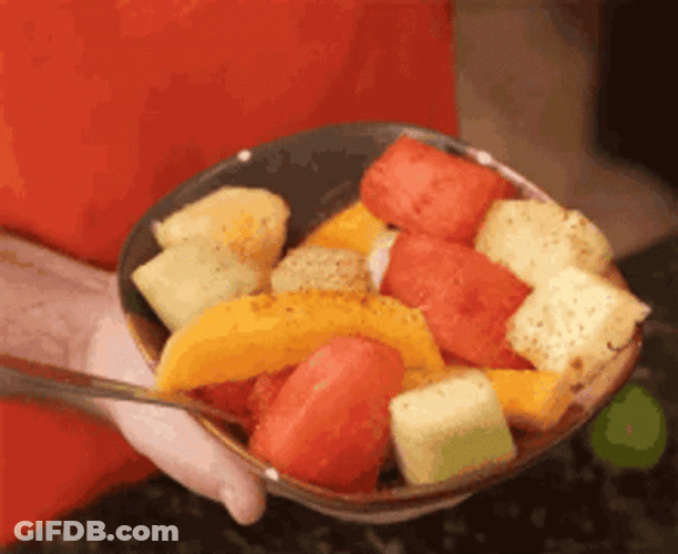 Spice Added To Fruits GIF