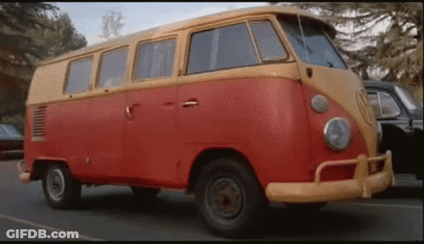 Spicoli Came Out From The Bus GIF