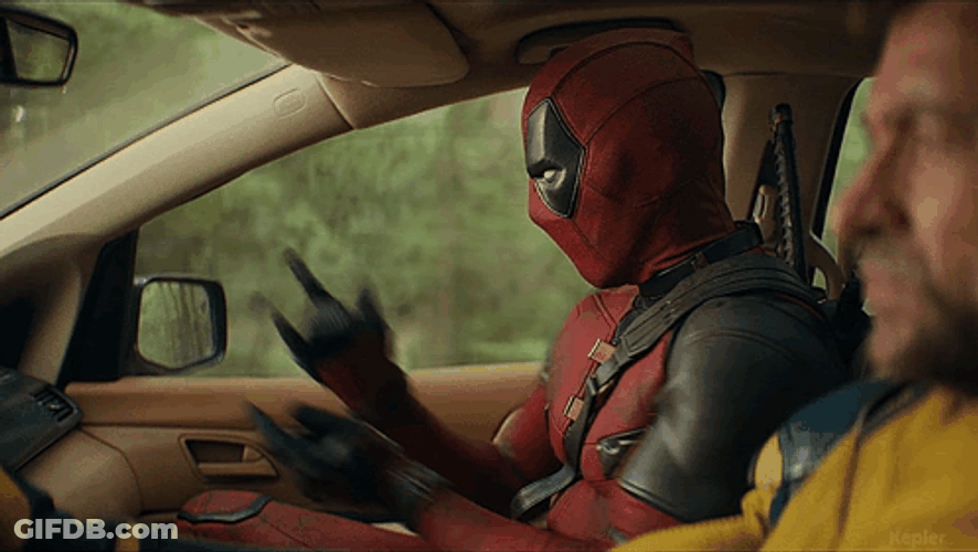 Spider Dogpool Deadpool GIF