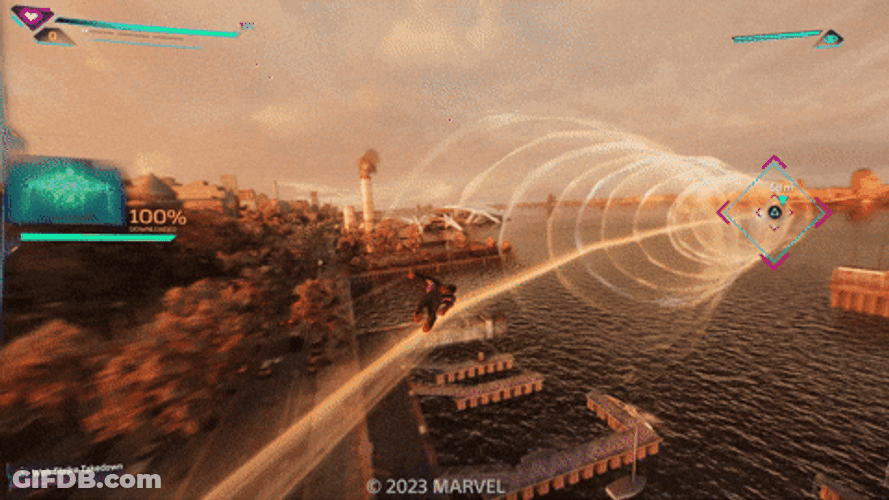 Spider Man 2099 Amazing Gameplay GIF