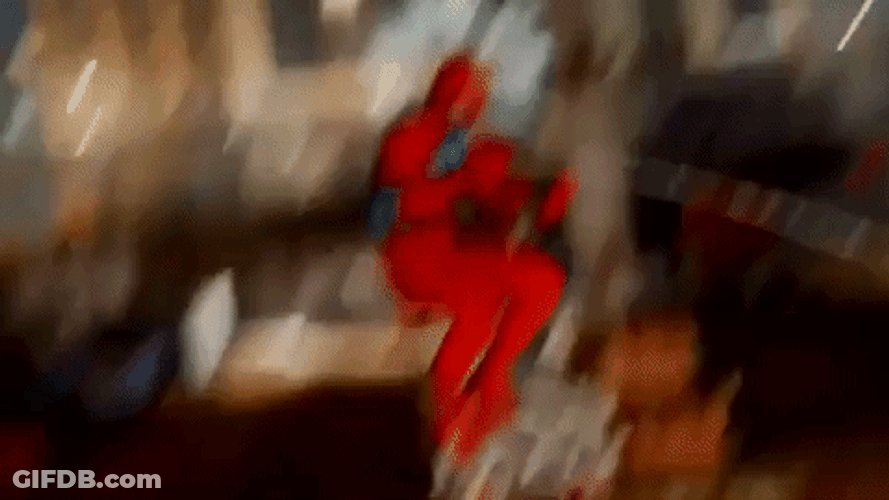 Spider Man 2099 Drop Kicks Enemy GIF
