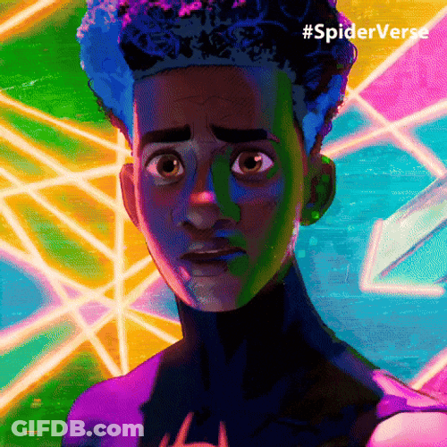 Spider Man 2099 Spider Verse Miles Morales GIF